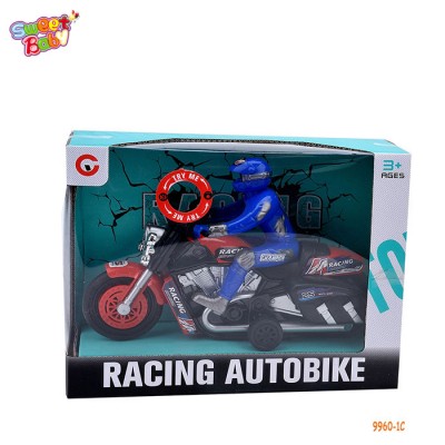 9960-1C  Hot selling funny toy Inertial light music Harley motorcycle