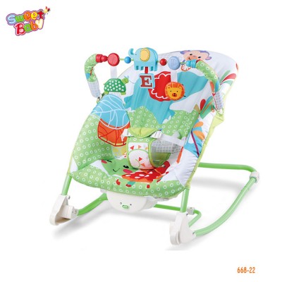 668-22  Jungle baby rocking chair with vibration function and music