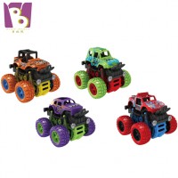 Kids Mini cross-country plastic friction car toy 360 Rolling drift Stunt Car Toy wholesale