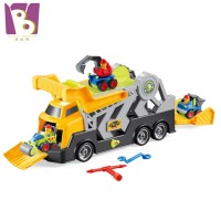 2019 new design Diy Child Toy Car With music Friction truck