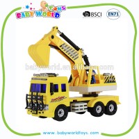 High Quality Big Size excavator Friction Car Toy for Kids