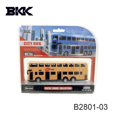 B2801-03 Shantou BKK toys metal city bus toy